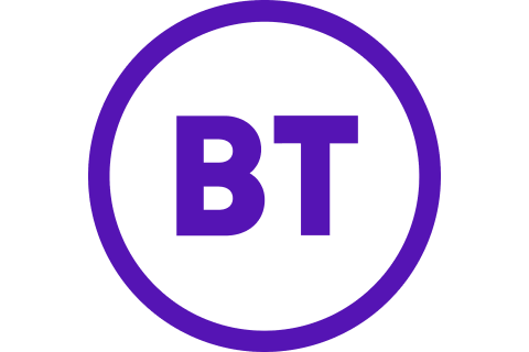 BT Group PLC logo.