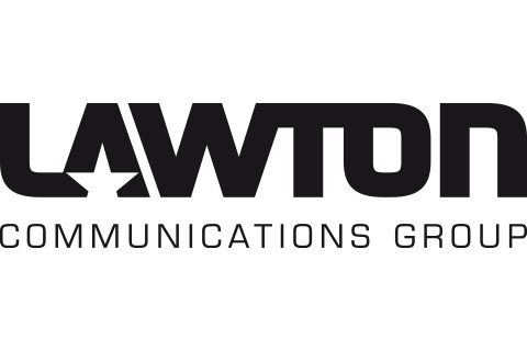 Lawton Communications Group logo.