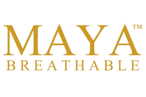 Maya Cosmetics logo.