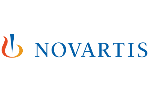 Novartis logo.